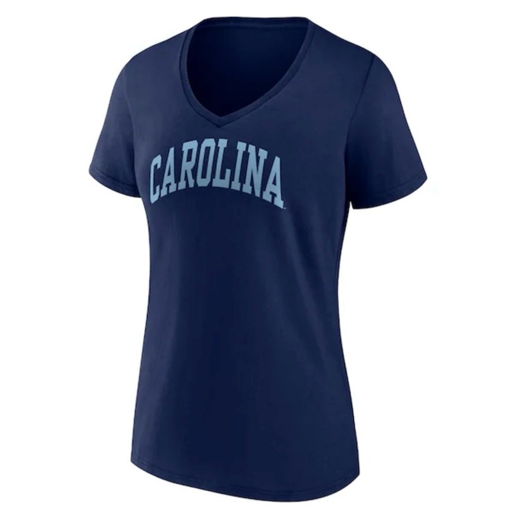NWT UNC Carolina Navy Blue Tee Shirt Fanatics XL
